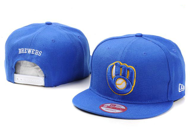 MLB Milwaukee Brewers Snapback Hat NU01